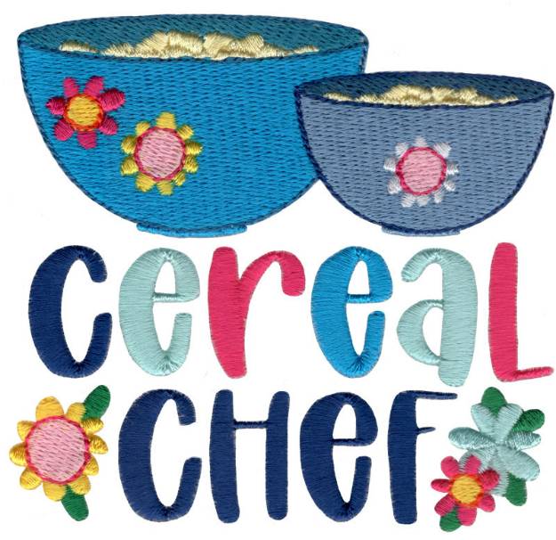 Picture of Cereal Chef Machine Embroidery Design