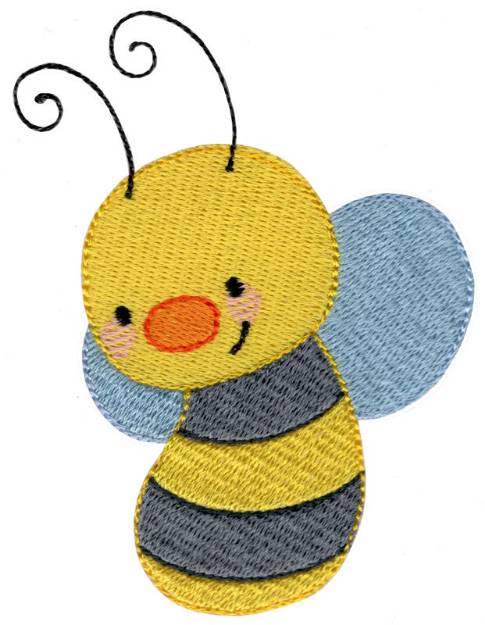 Picture of Busy Bee Machine Embroidery Design