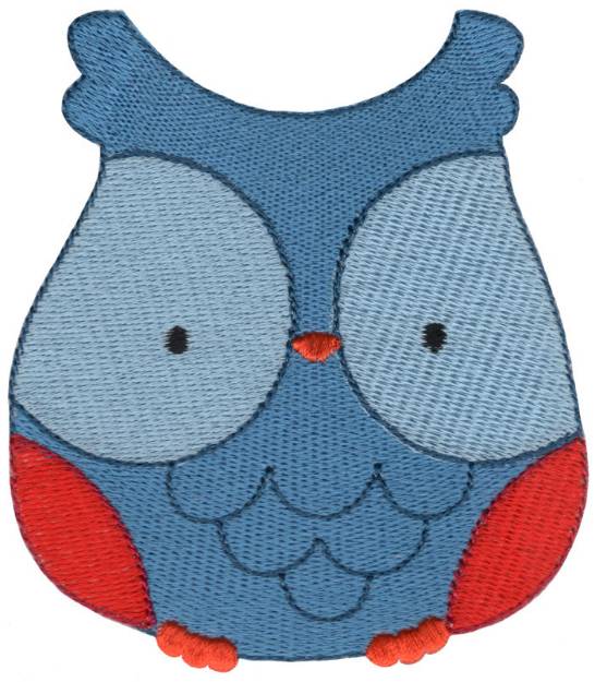 Picture of Adorable Owl Machine Embroidery Design