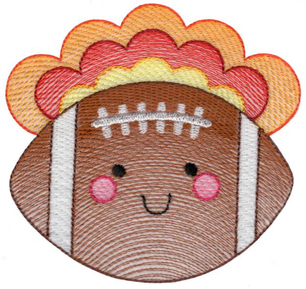 Picture of ThanksgivingSketch13 Machine Embroidery Design