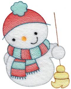 Picture of SnowbusinessSketch7 Machine Embroidery Design