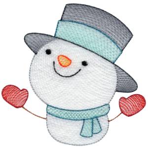 Picture of SnowbusinessSketch2 Machine Embroidery Design