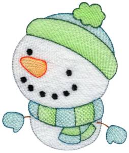 Picture of SnowbusinessSketch3 Machine Embroidery Design