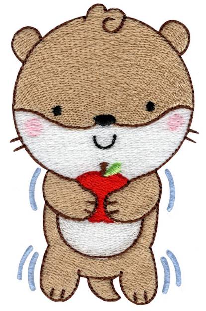 Picture of Otters1 Machine Embroidery Design