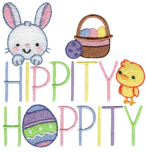 Picture of EasterCuteness9 Machine Embroidery Design