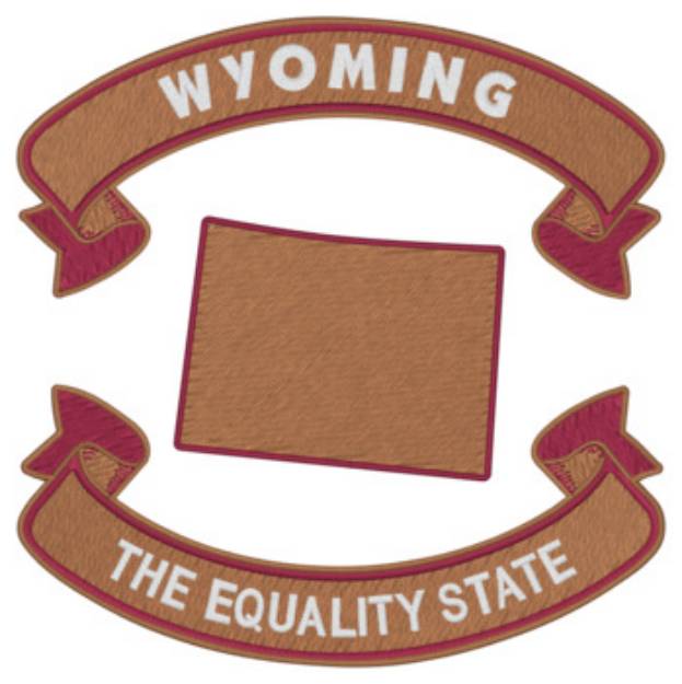 Picture of Wyoming Nickname Machine Embroidery Design