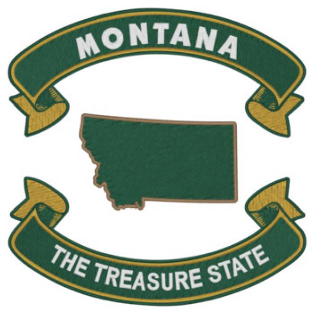 Picture of Montana Nickname Machine Embroidery Design