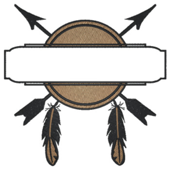 Native Name Drop Machine Embroidery Design