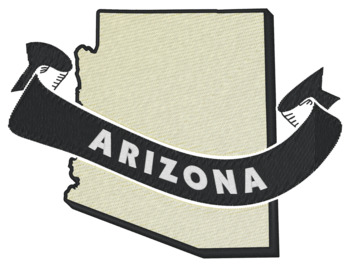 Arizona Ribbon Machine Embroidery Design