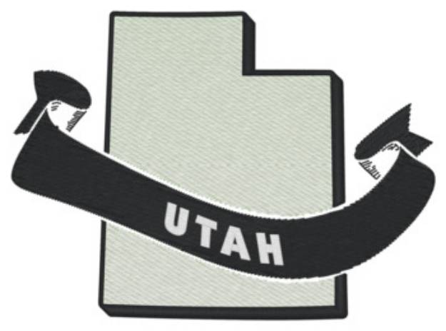 Picture of Utah Ribbon Machine Embroidery Design