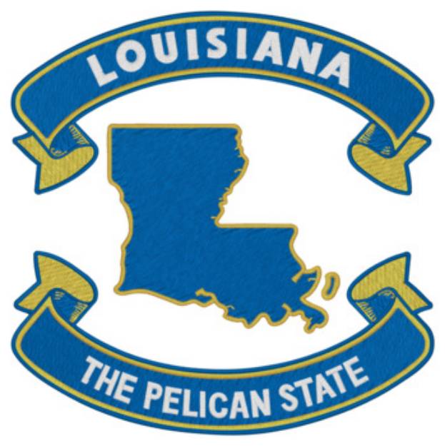 Picture of Louisiana Nickname Machine Embroidery Design