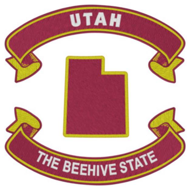 Picture of Utah Nickname Machine Embroidery Design