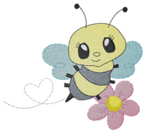 Picture of Spring Bee Machine Embroidery Design