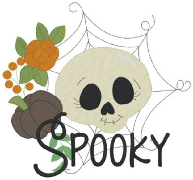 Picture of Spooky Machine Embroidery Design