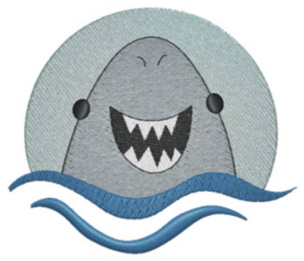 Picture of Smiley Shark Machine Embroidery Design