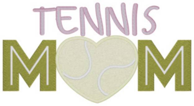 Picture of Tennis Mom Machine Embroidery Design