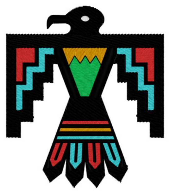 Picture of Native T-bird Machine Embroidery Design