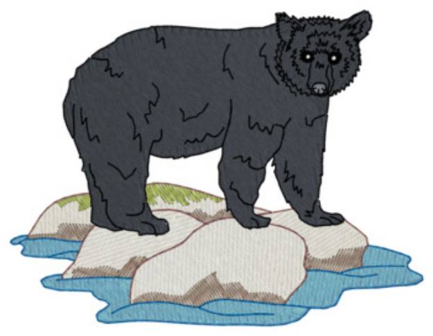 Picture of Sm. Black Bear Machine Embroidery Design