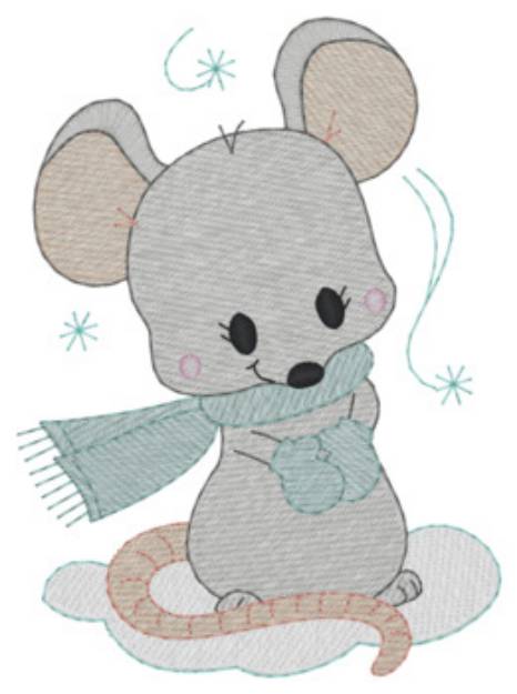 Picture of Sweet Mouse Machine Embroidery Design