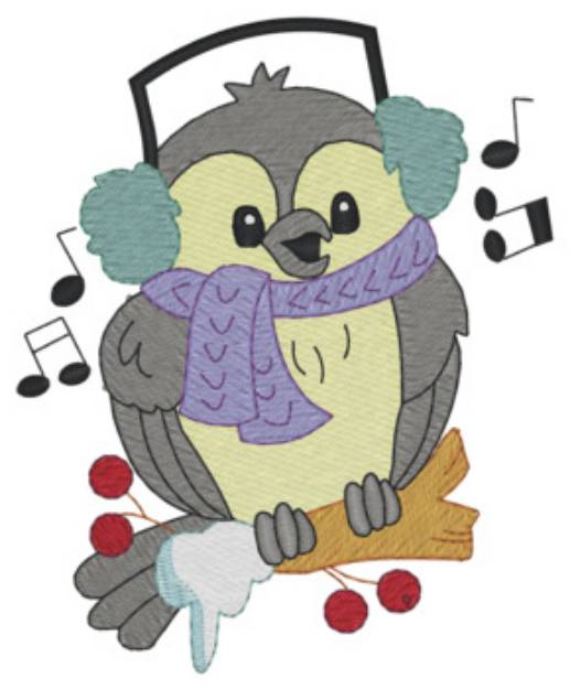 Picture of Singing Bird Machine Embroidery Design