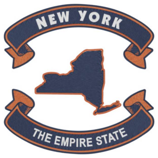 Picture of New York Nickname Machine Embroidery Design