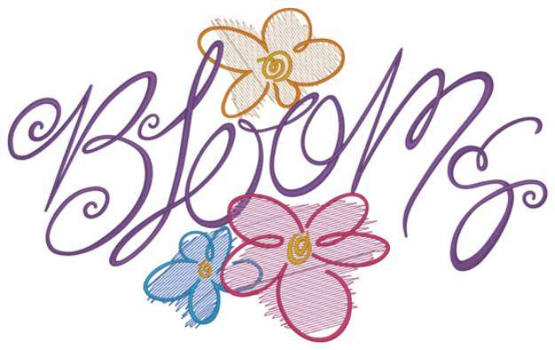 Picture of Blooms Machine Embroidery Design