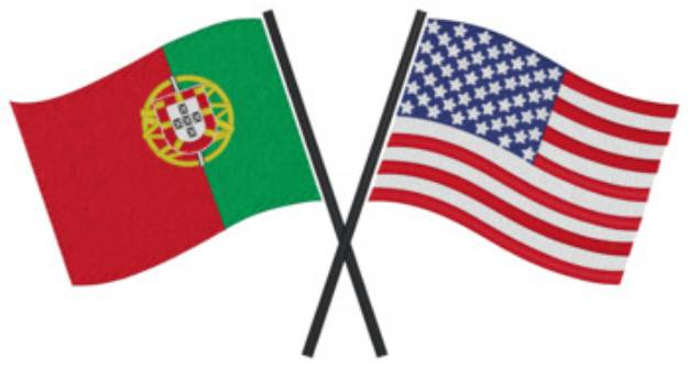 Picture of Usa & Portugal Machine Embroidery Design