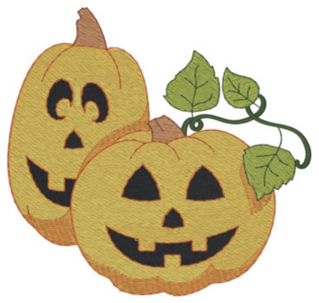 Picture of Jack-o-lanterns Machine Embroidery Design