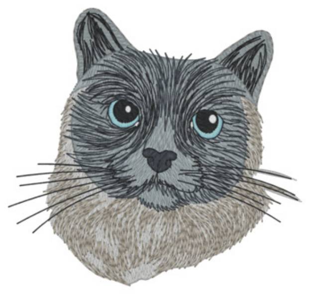 Picture of Balinese Cat Machine Embroidery Design