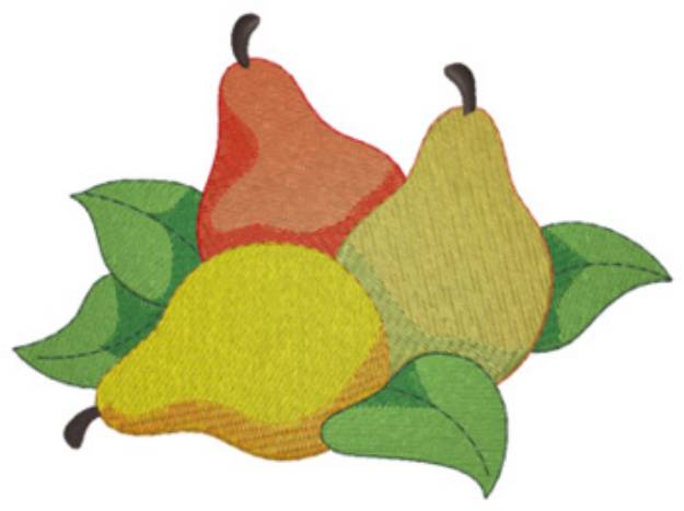 Picture of Pears Machine Embroidery Design