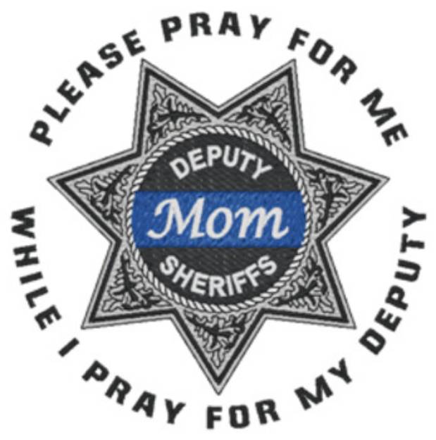 Picture of Deputy Mom Machine Embroidery Design