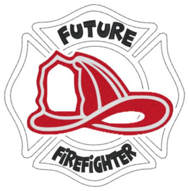 Picture of Future Firefighter Machine Embroidery Design