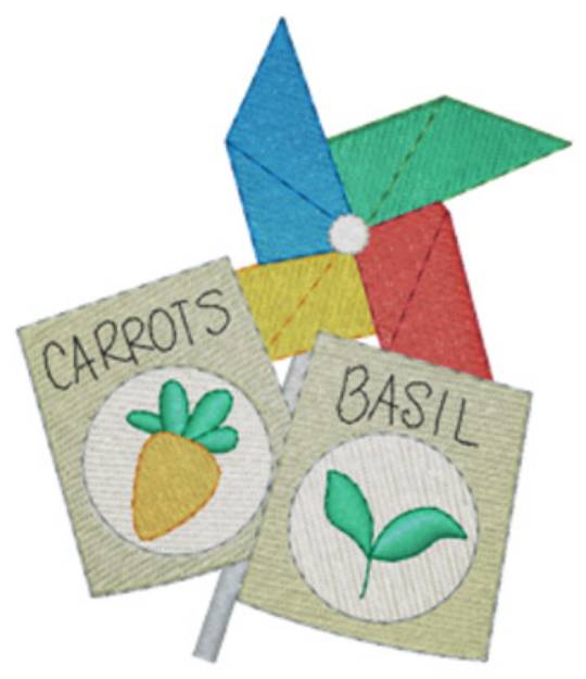 Picture of Seeds & Pinwheel Machine Embroidery Design