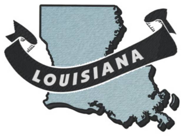 Picture of Louisiana Ribbon Machine Embroidery Design