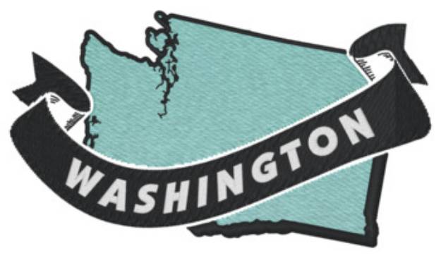 Picture of Washington Ribbon Machine Embroidery Design