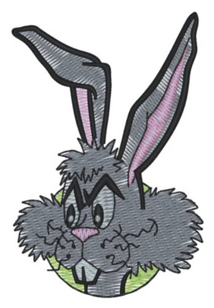 Picture of Sm. Rabbit Machine Embroidery Design