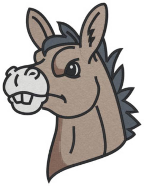 Picture of Donkey Machine Embroidery Design