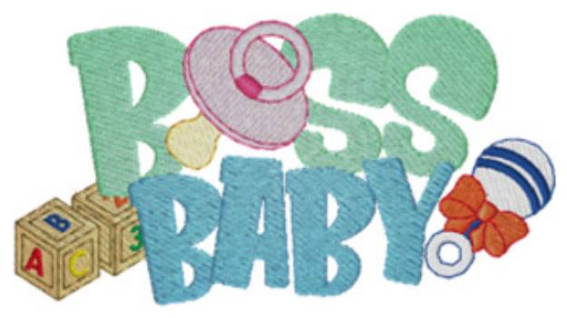 Picture of Boss Baby Machine Embroidery Design