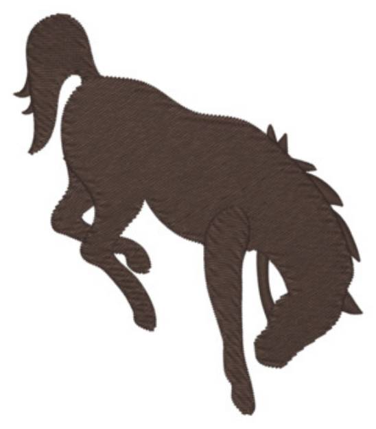 Picture of Sm. Bucking Bronc Machine Embroidery Design