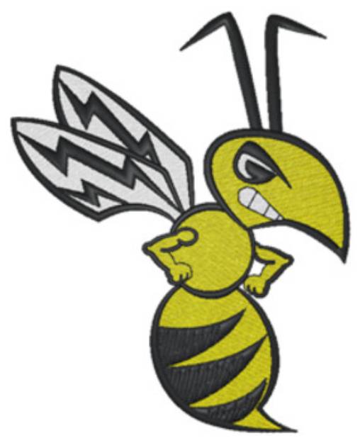 Picture of Hornet Machine Embroidery Design