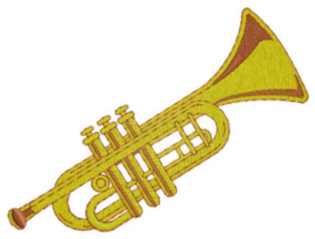 Picture of Trumpet Machine Embroidery Design