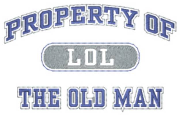 Picture of Lol Old Man Machine Embroidery Design