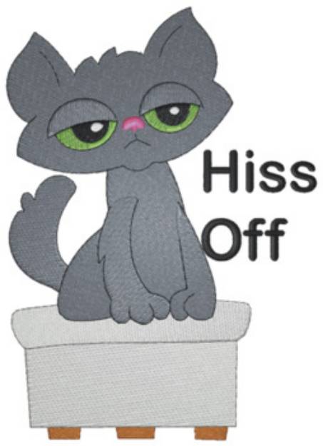 Picture of Hiss Off Machine Embroidery Design