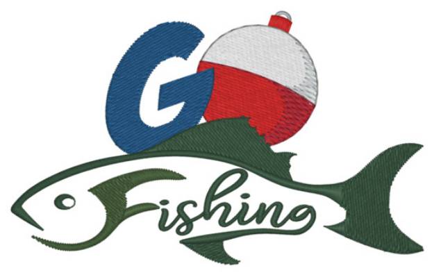 Picture of Go Fishing Machine Embroidery Design