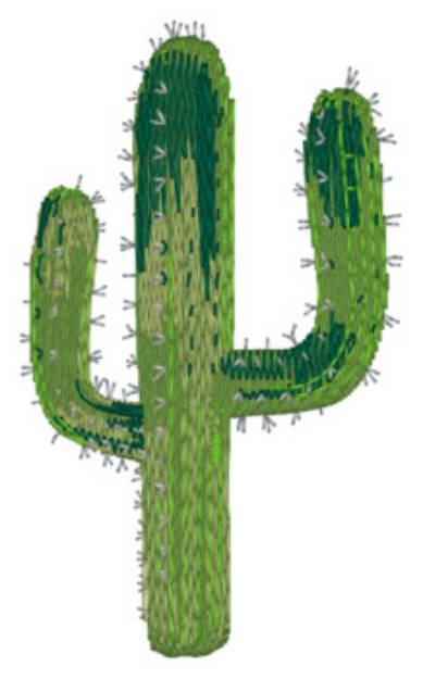 Picture of Lonely Cacti Machine Embroidery Design