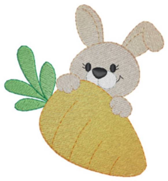 Picture of Spring Bunny Machine Embroidery Design