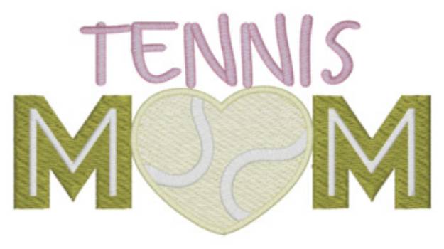 Picture of Tennis Mom Lc Machine Embroidery Design