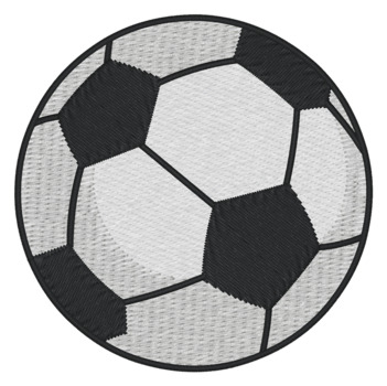 Sm. Soccer Ball Machine Embroidery Design