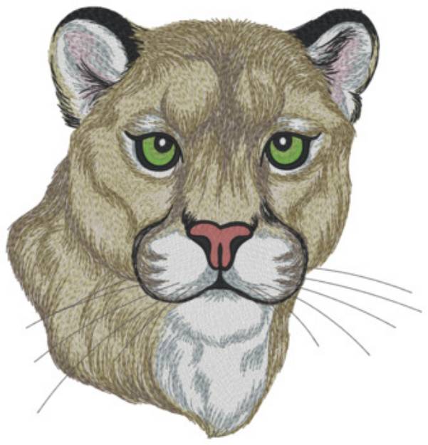 Picture of Mountain Lion Machine Embroidery Design