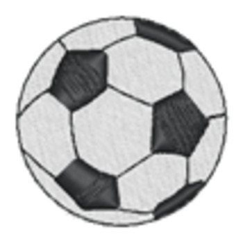 Soccer Ball 1/2 Inch Machine Embroidery Design